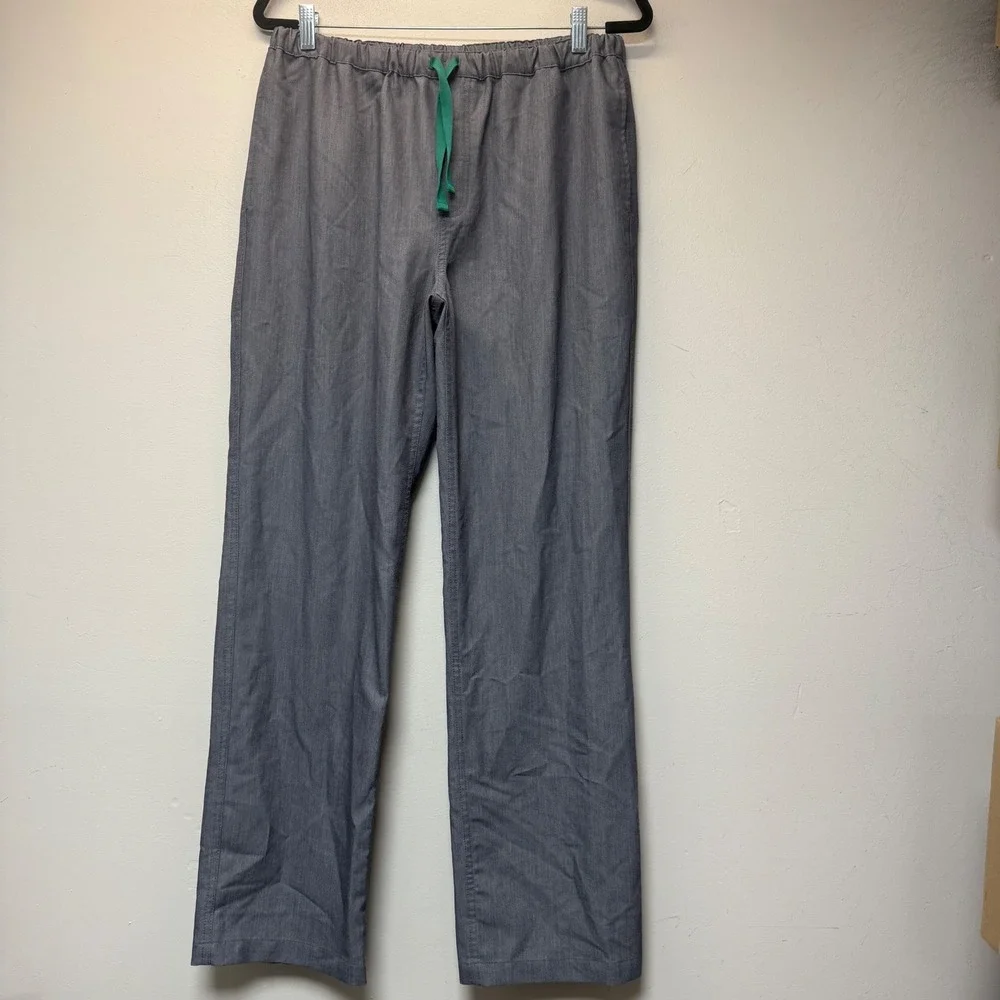 FIGS Scrub Pants Mens Medium Gray Excellent FM4500 Technical Collection